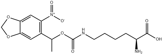 (2S) -2-aMino-6- ((1- (6-nitrobenzo [d] [1،3] dioxol-5-yl)ethoxy) CarbonylaMino) حمض الهكسانويك